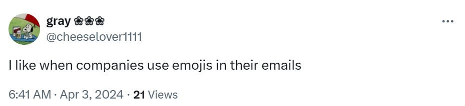 X (Twitter) notification