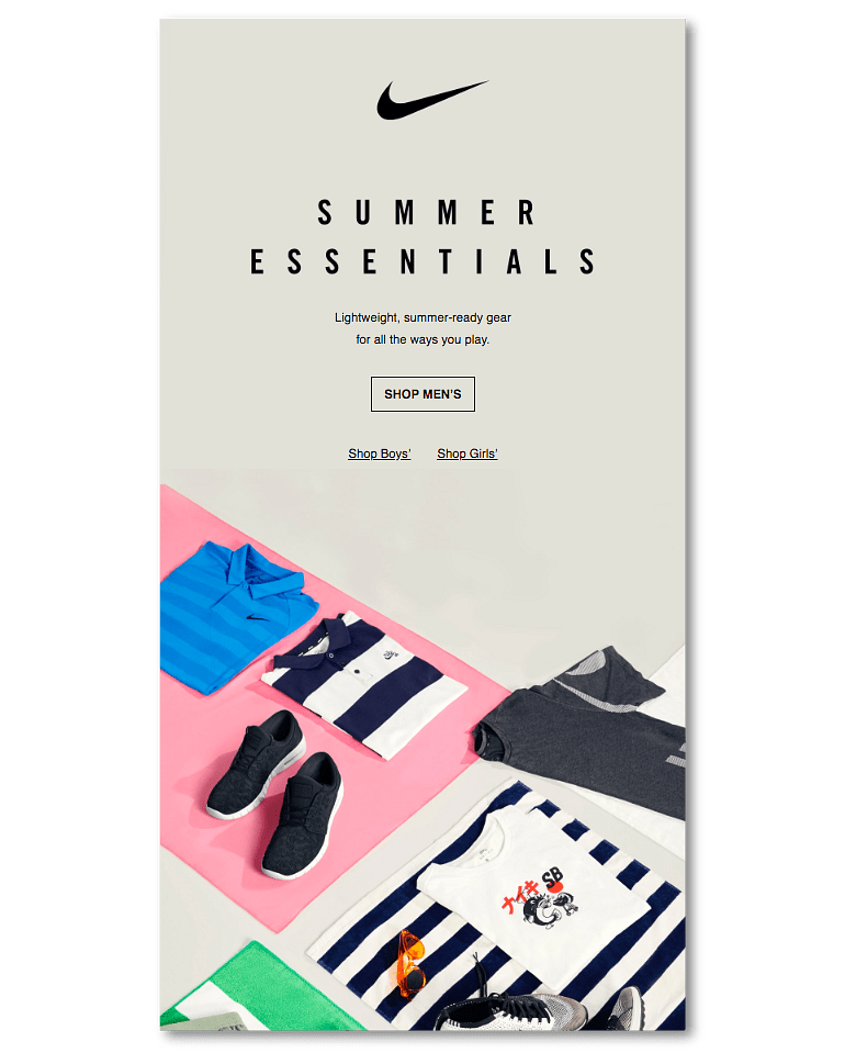 nike email newsletter