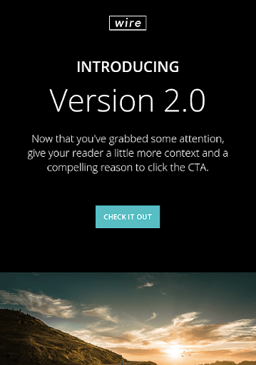 Email newsletter design by HubSpot