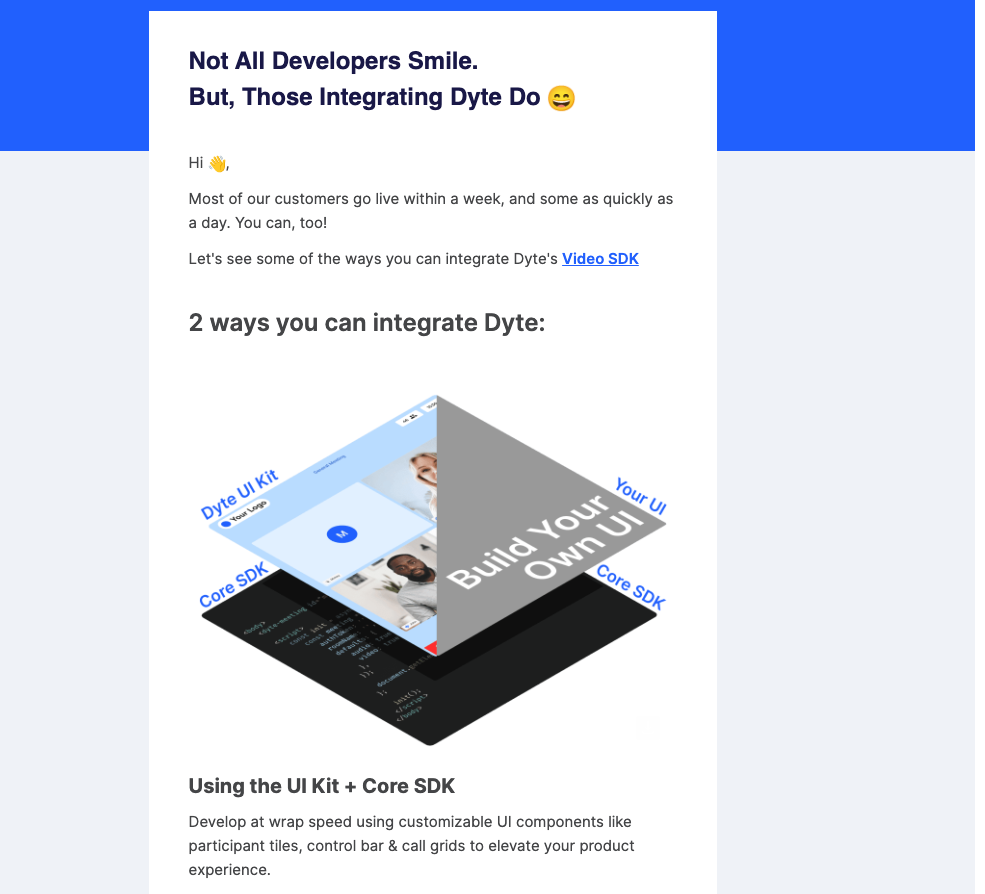 Dyte email