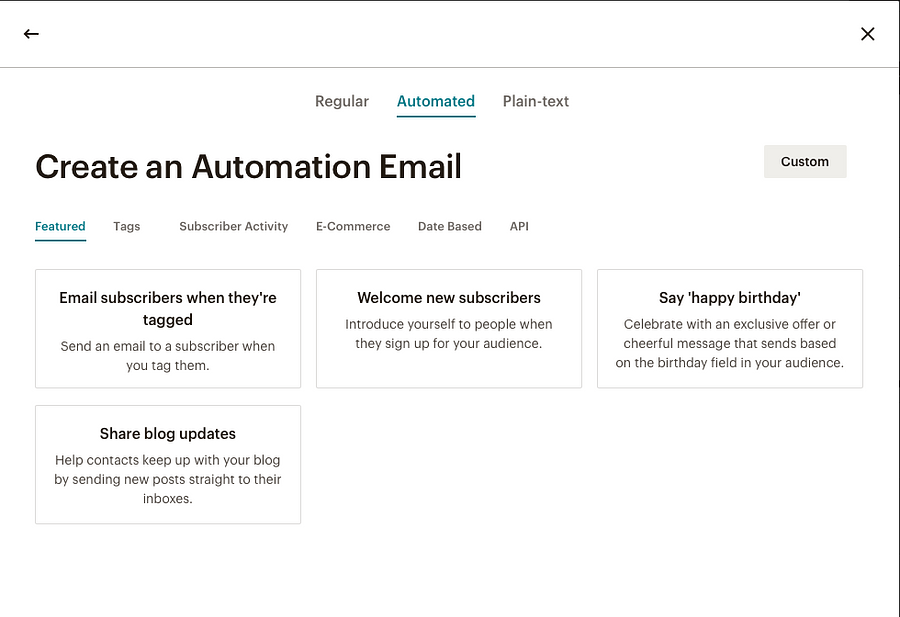Automation - Constant Contact vs Mailchimp