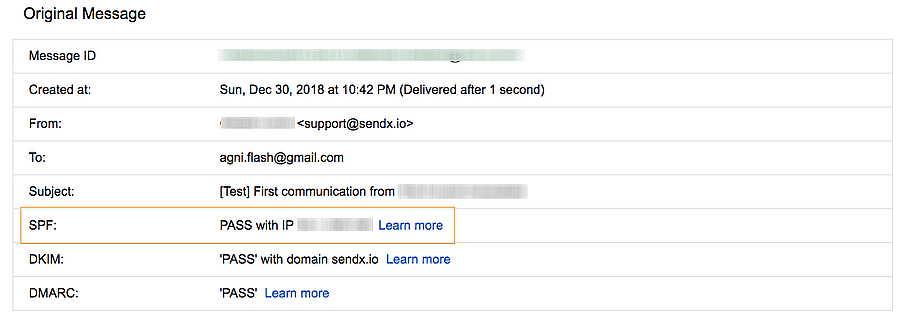 DKIM records in email Header