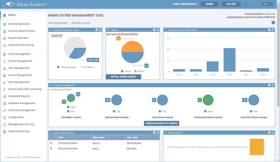 EkranSystem for remote work