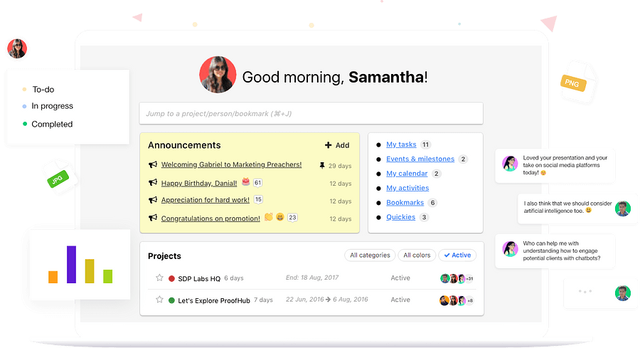 ProofHub - plan your marketing projects