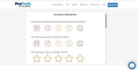 Customer satisfaction survey