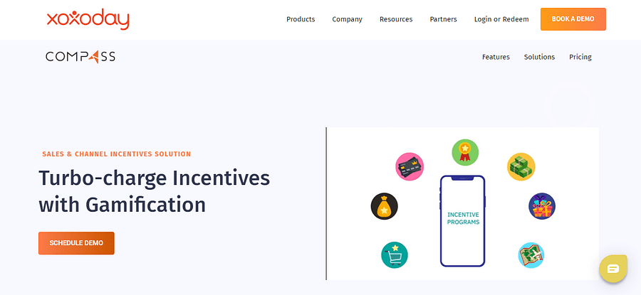 Xoxoday Compass Incentives solution
