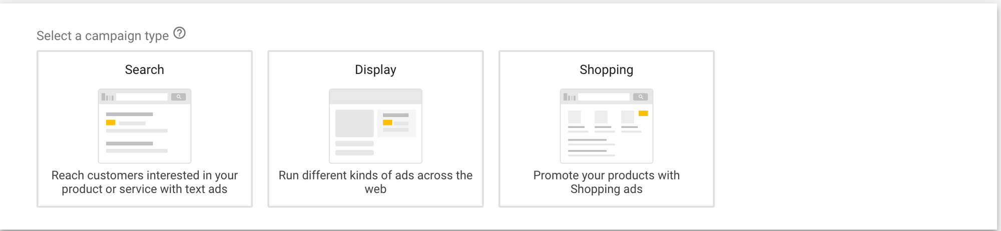 Google Ads Campaign Type