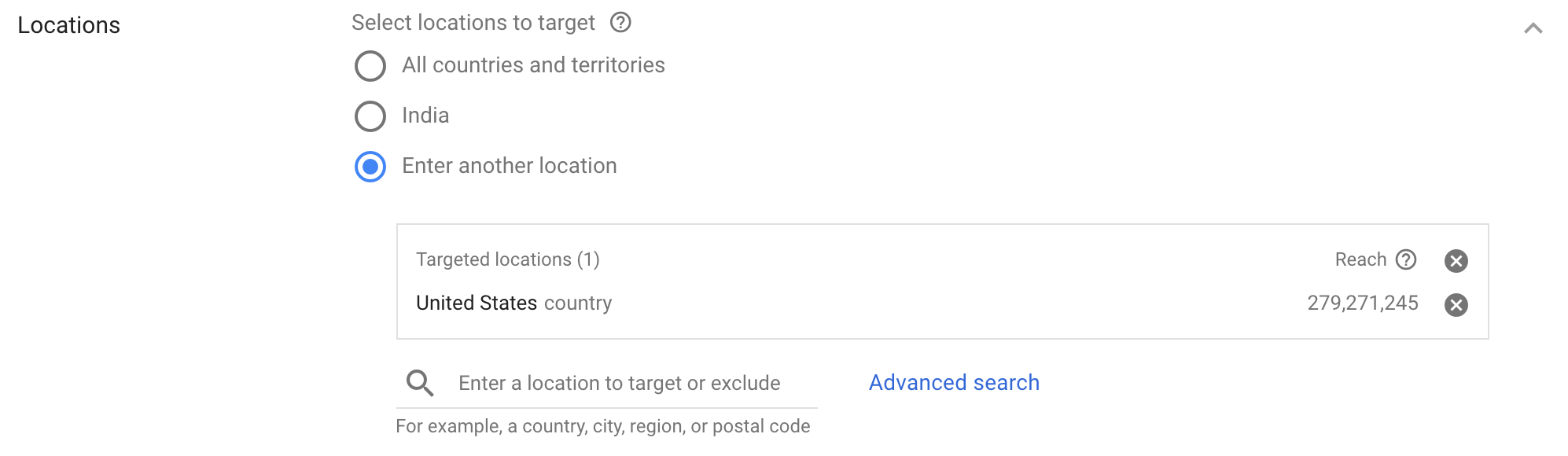 Google Ads Location Targeting