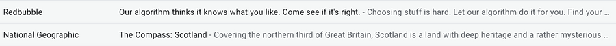 Email pre-header text