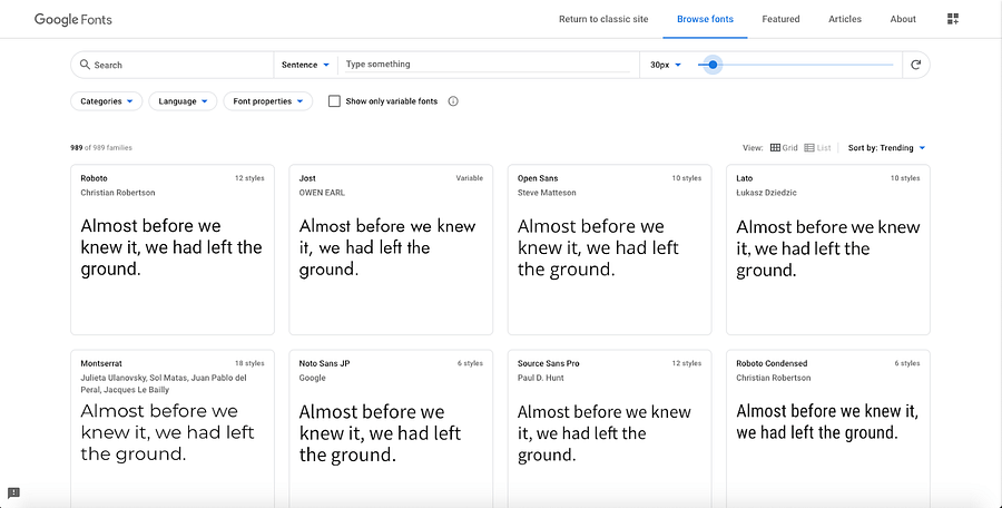 google fonts email marketing