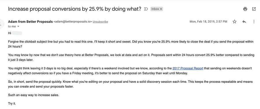 Increase proposal rate