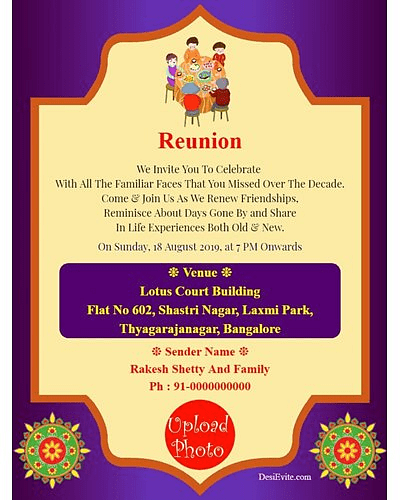 Reunion Invitation