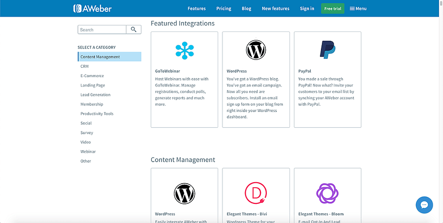 which has more integrations 