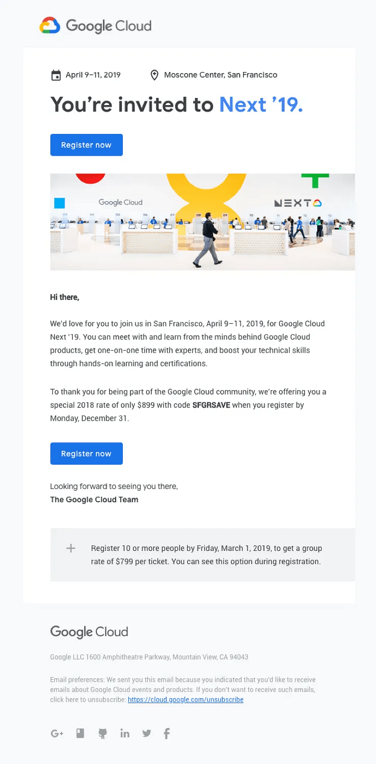 Invitation Email Template