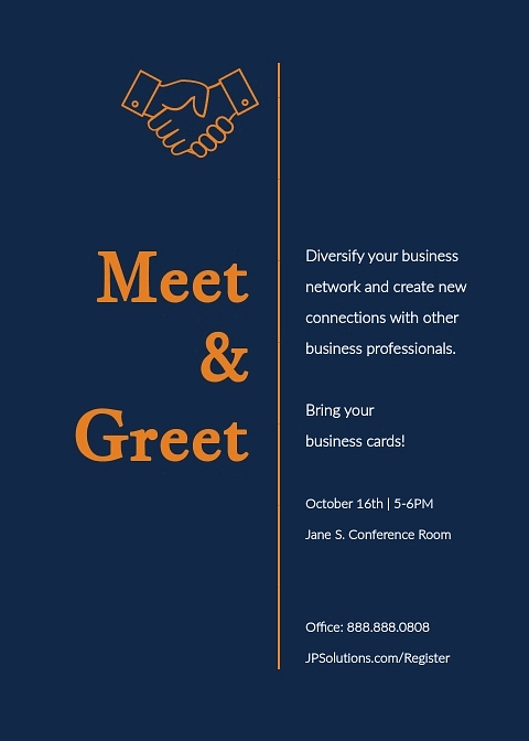 Meet and Greet Invitation