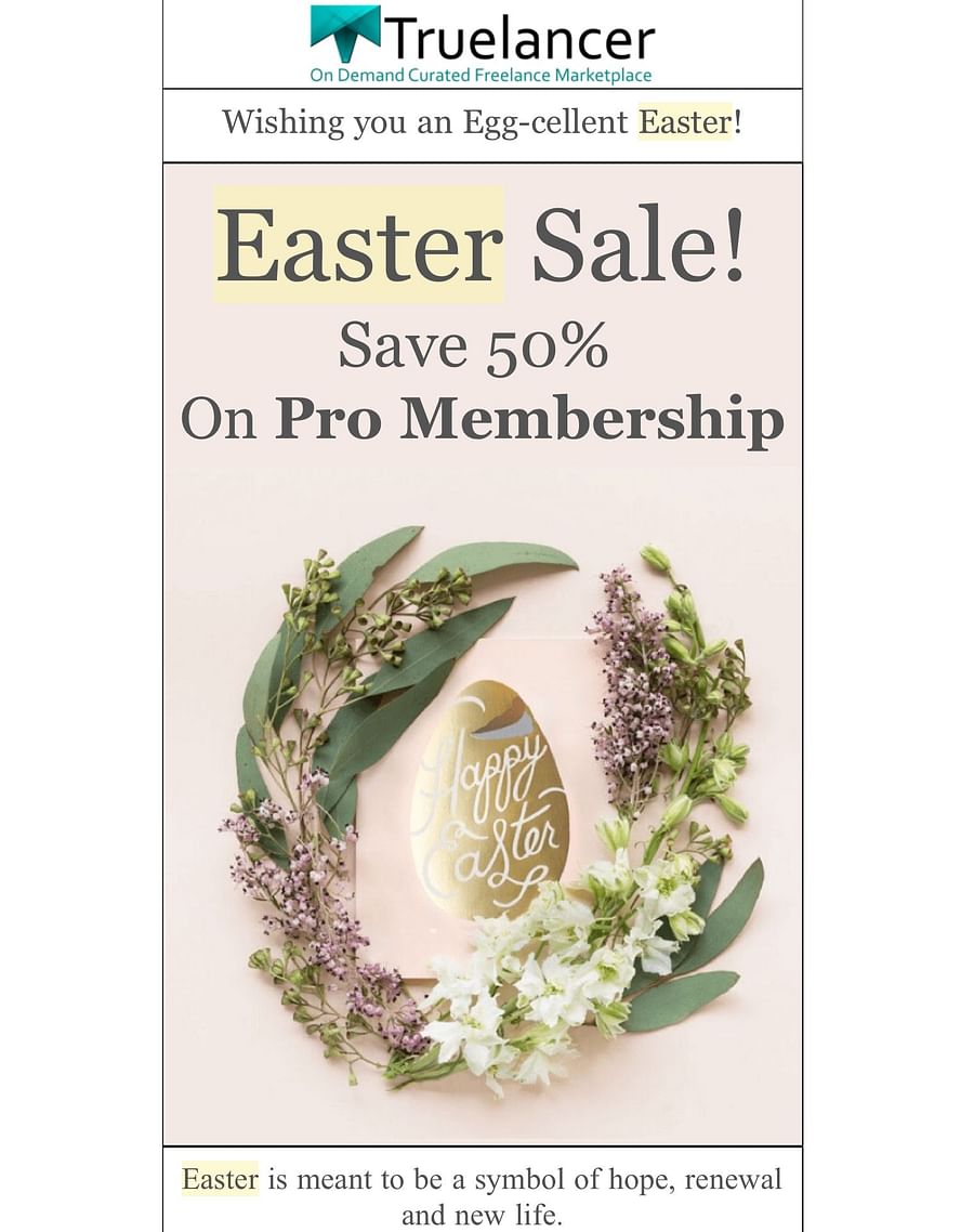 easter sale membership