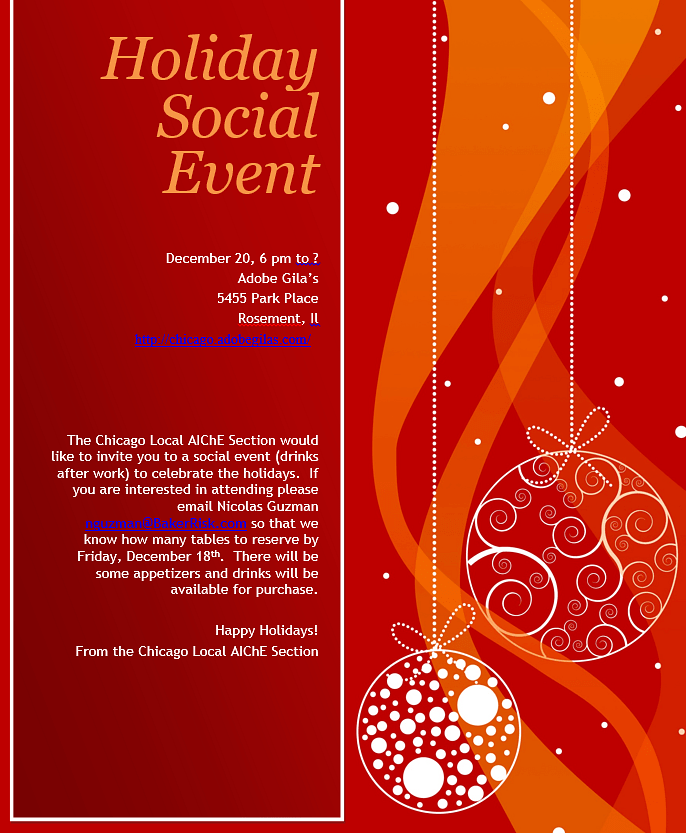Holiday Event Invitation