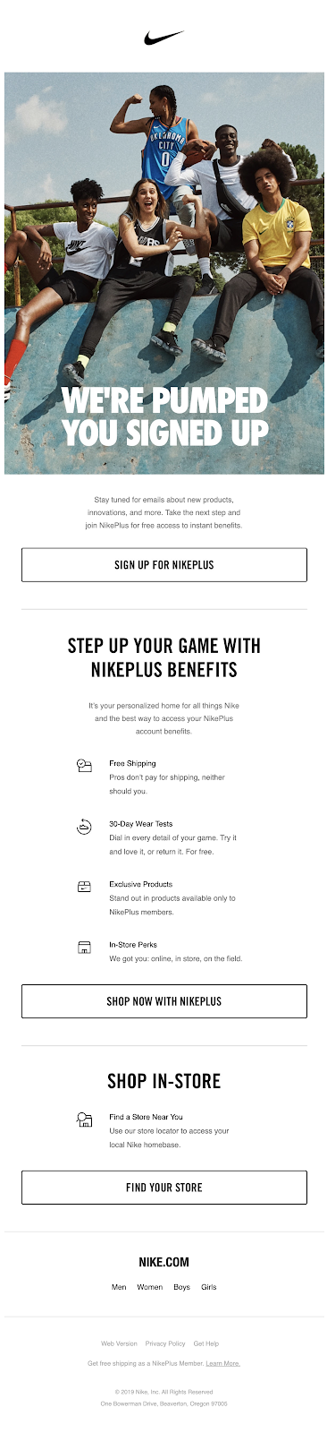 Nike Email Marketing