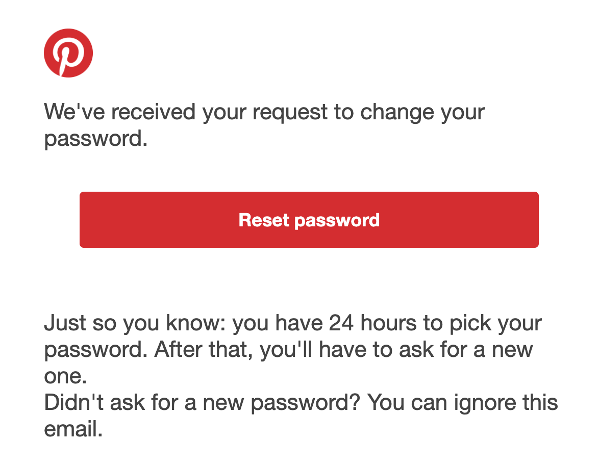 Types of Transactional Email_Password Rest