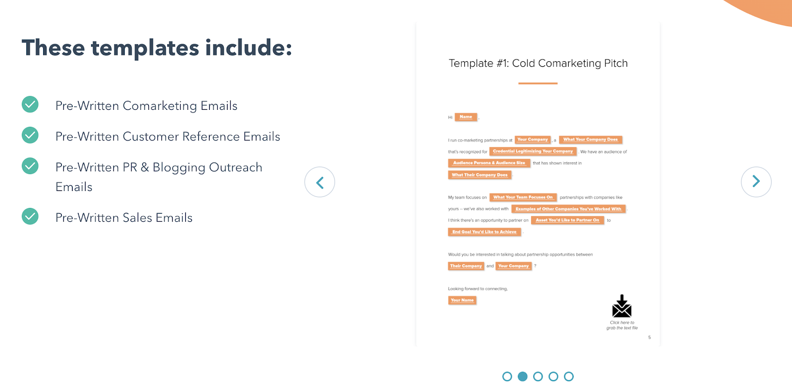 HubSpot template