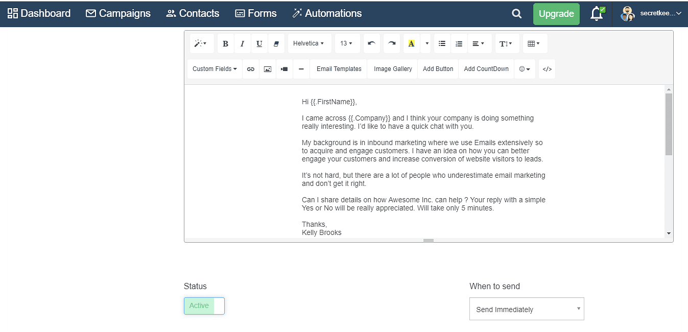 Customize your emails using SendX