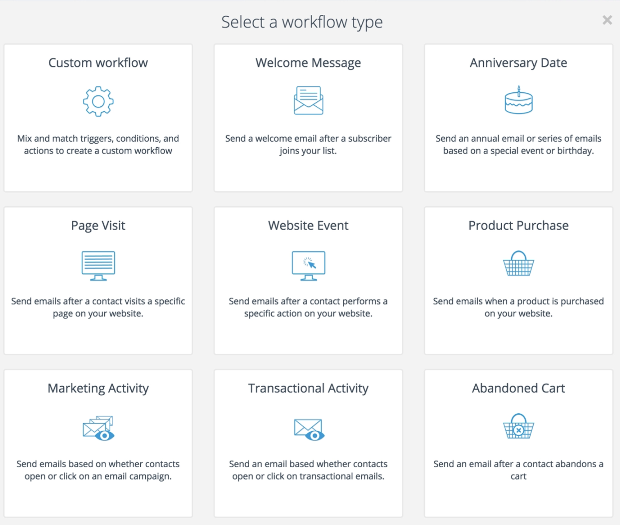 Sendinblue workflow templates