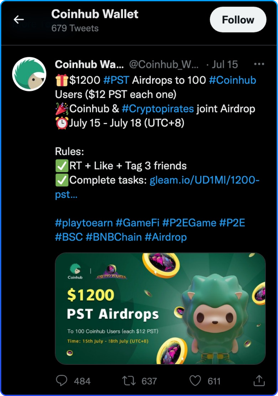 airdrops