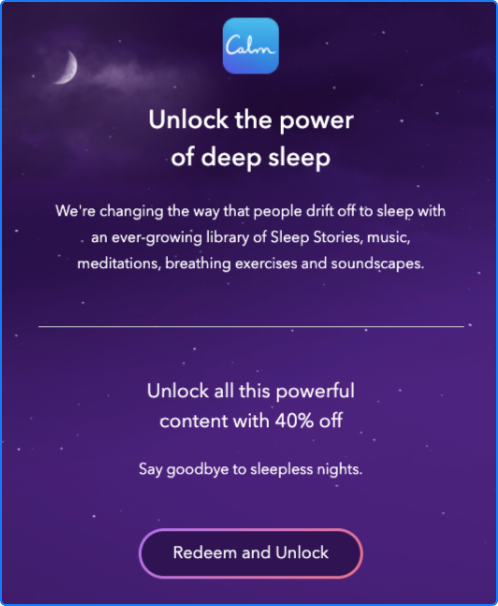 calm email design  2